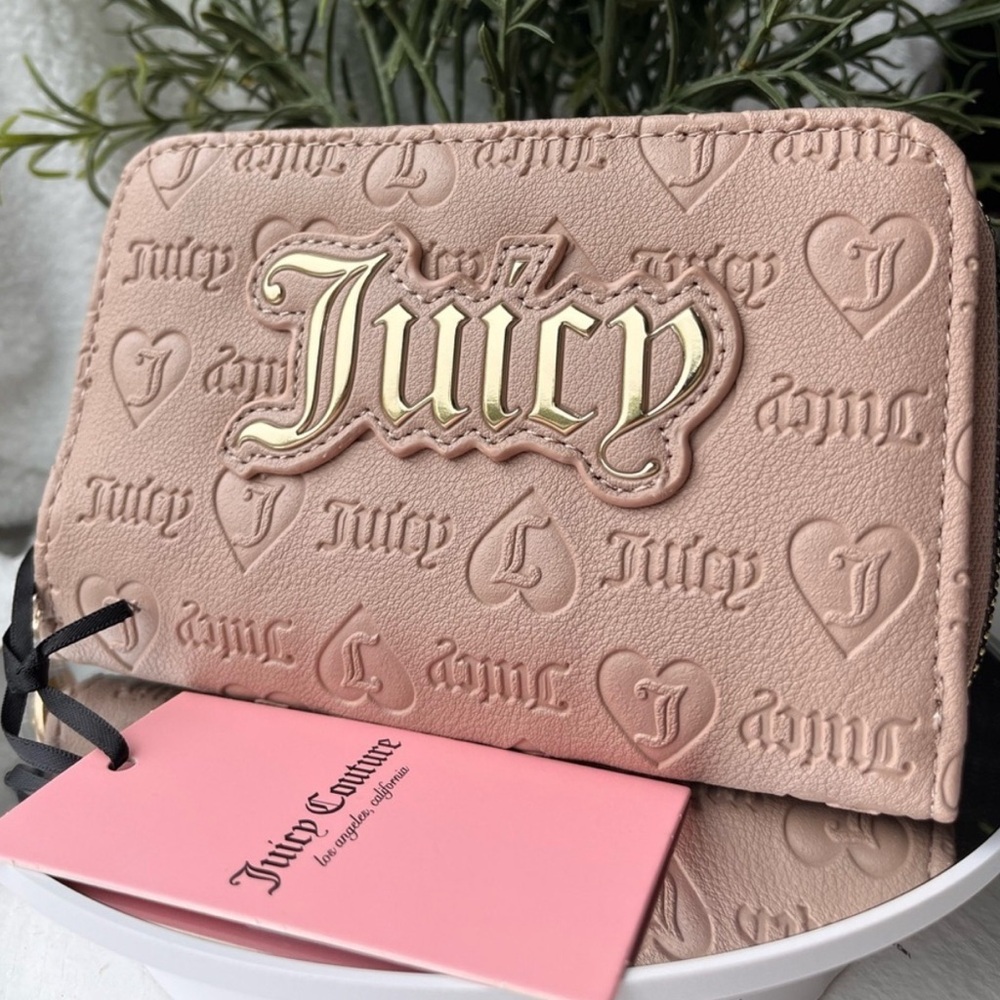 NWT Juicy Couture Cafe Upgrade U Multi Compartment Bifold Wallet